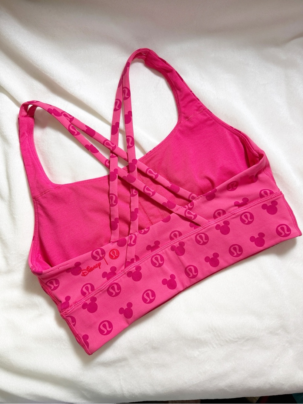 Disney x Lululemon Energy Longline Bra Medium Support B–D Cups Size 6